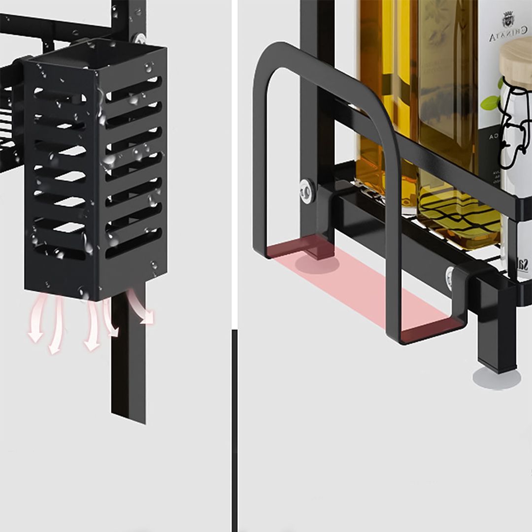رفوف تنظيم المطبخ 3 رف - 16