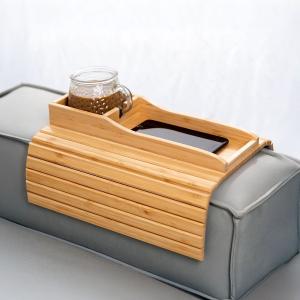 Bamboo Sofa Armrest Tray - 2