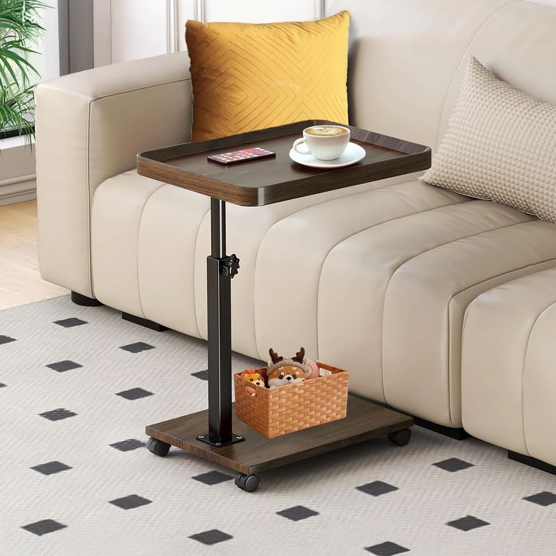 طاولة ضيافة جانبية متحركة بارتفاع مرن - 10