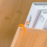 رفوف خيزران أرضية للكتب - 6