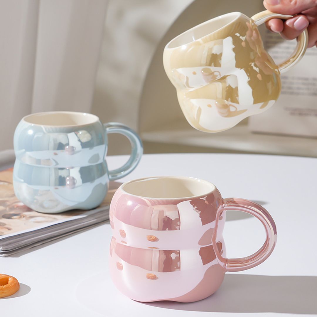 مج ملون بتصميم لامع - 1