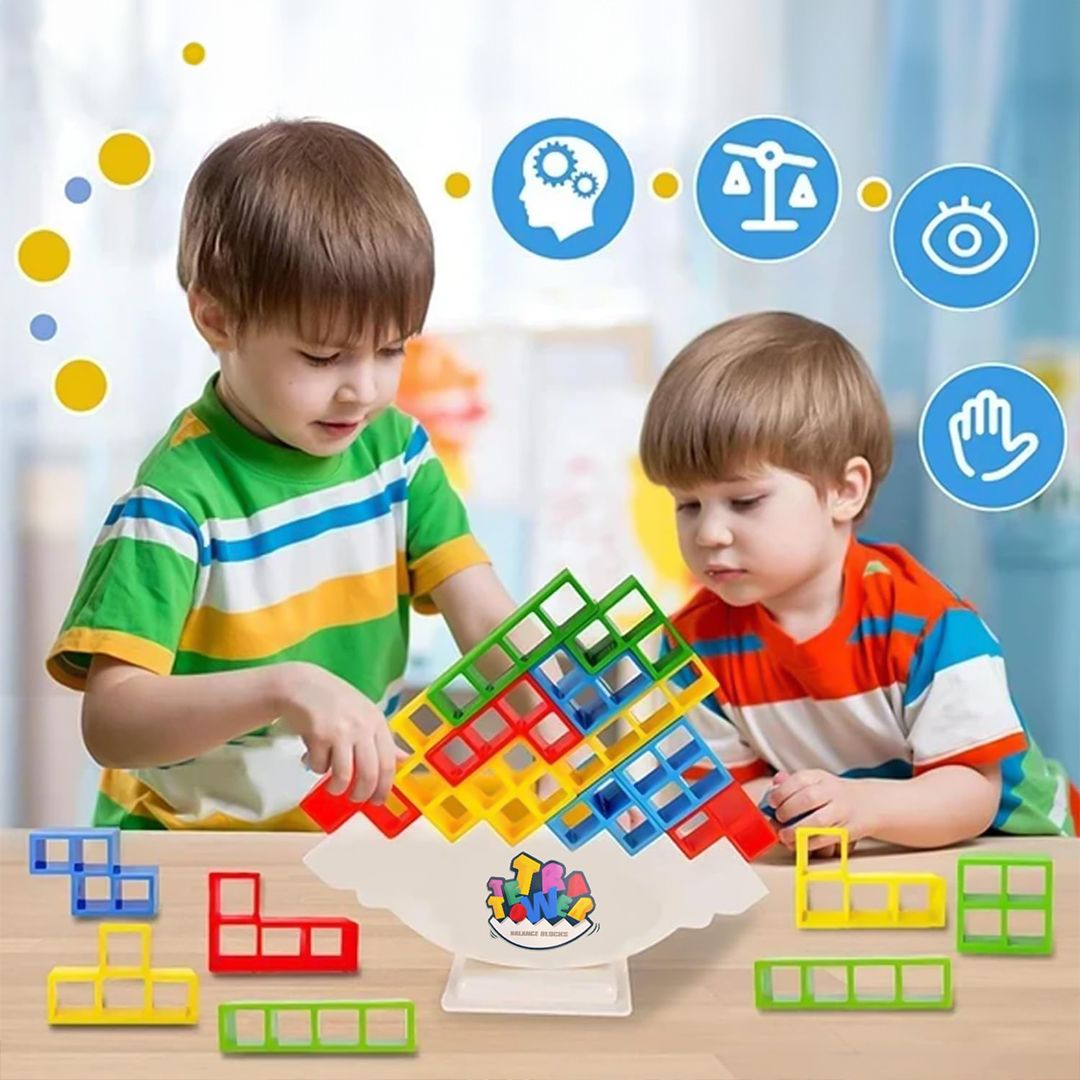 لعبة مكعبات البناء و التوازن - 4