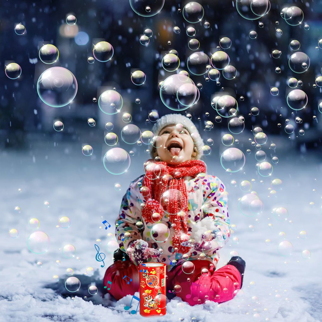 صانع الفقاعات على شكل ألعاب نارية - 2