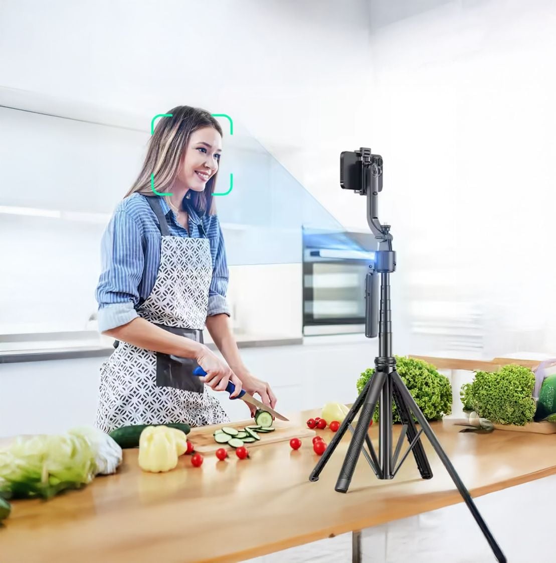 ستاند دوار 360 درجة بتقنية AI - 1