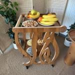 ترولي ضيافة خشبي بتصميم أهلاً من روح - 10