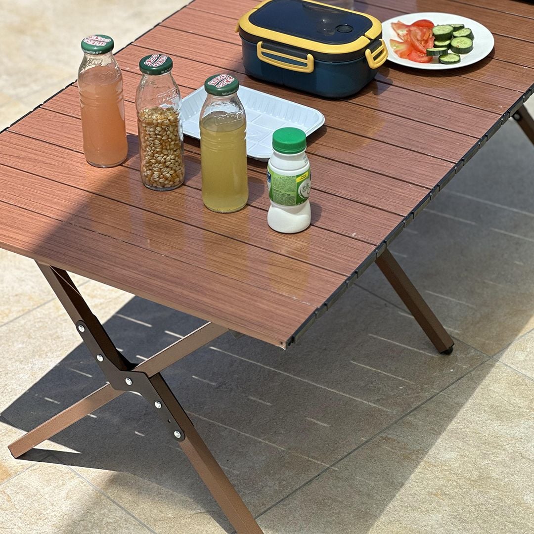 Wooden Picnic Table with 4 Folding Chairs product thumbnail 10