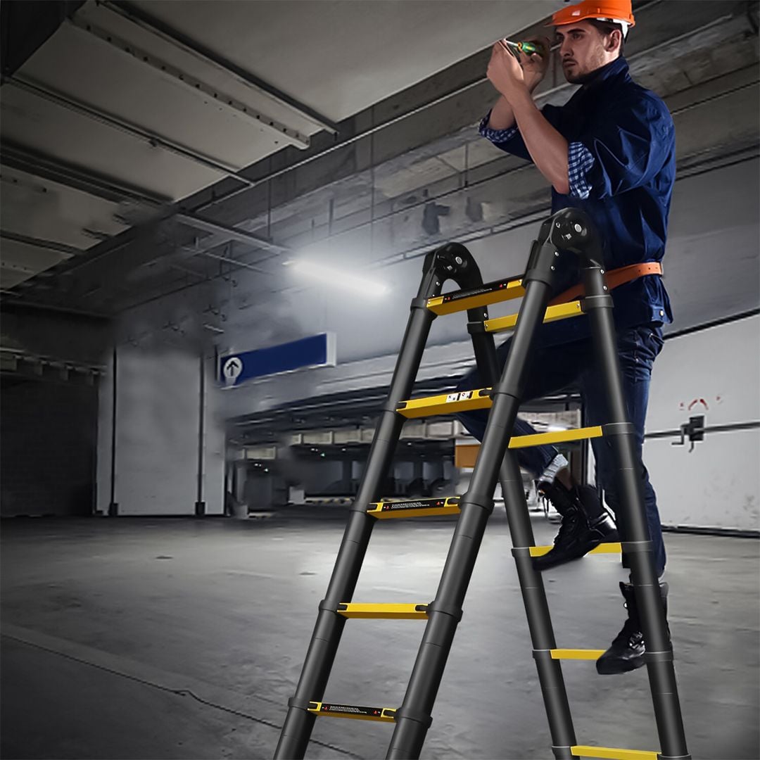 Aluminum Multipurpose Ladder "5" steps product thumbnail 10