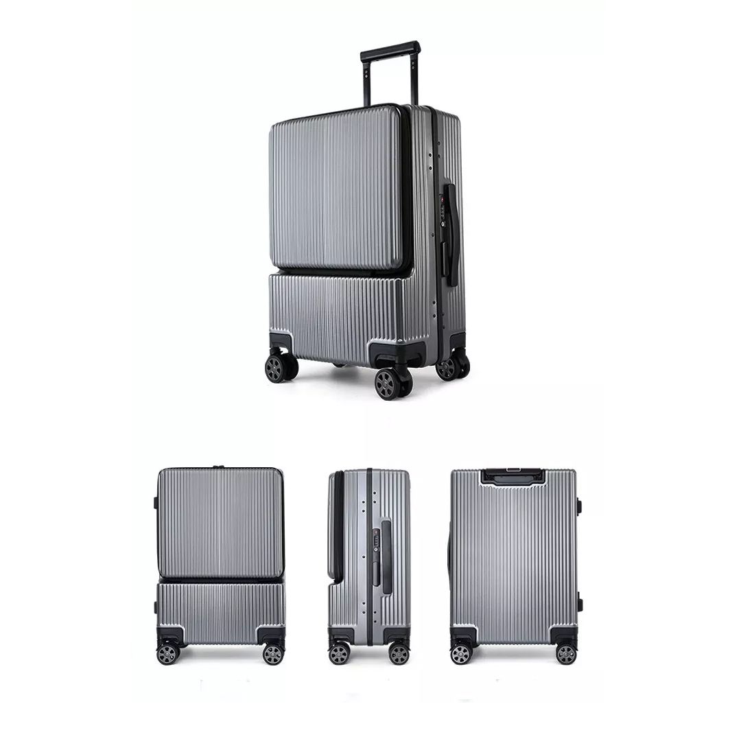 حقيبة سفر مع قفل و مدخل شحن USB	 - 11