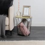 طاولة معدنية متعددة الاستخدام بغطاء خشبي - 13