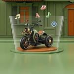 دراجة نارية للأطفال بمُحرك مزدوج - 8