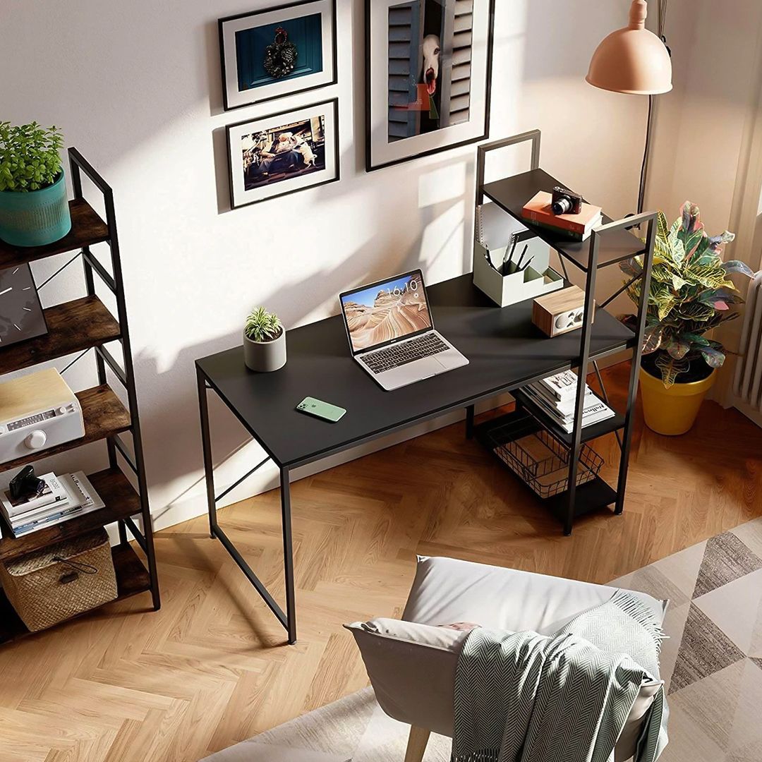 Computer Desk with Shelves 90 cm product thumbnail 4