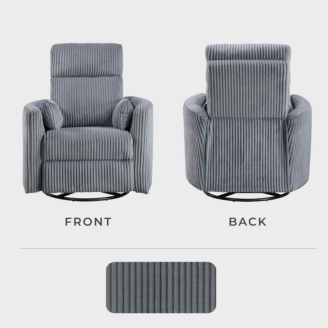 Corduroy FlowMotion Comfort Recliner - 6