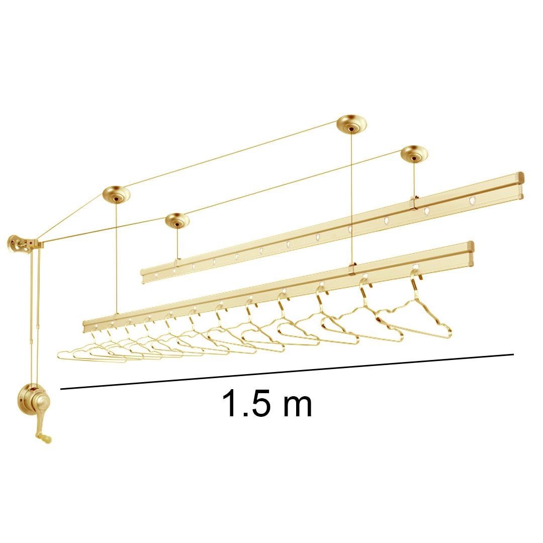 Hand-Cranked Ceiling Mounted Rack 1.5 m product thumbnail 11