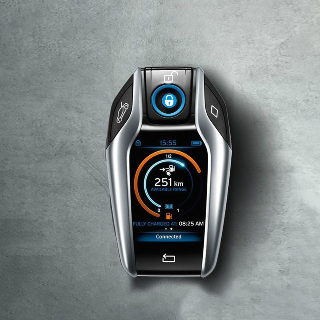 مفتاح ذكي للسيارة مع شاشة LCD	 - 16