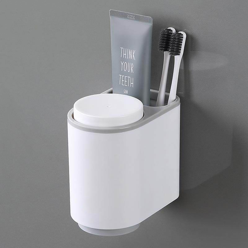 Toothpaste Dispenser with Magnetic Toothbrush Holder product thumbnail 8