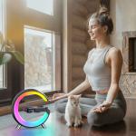 ديكور شاحن لاسلكي مع مكبر الصوت وساعة - 14