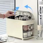 حافظة مكياج أنيقة مع غطاء شفاف - 6