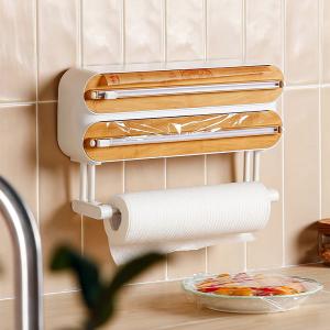 موزع تغليف مزدوج مع حامل للمناديل - 3