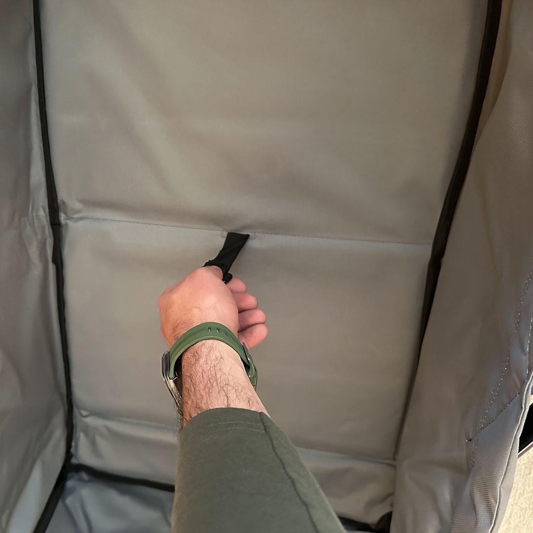 عربة تخييم مع مظلة بأربع عجلات	 - 7