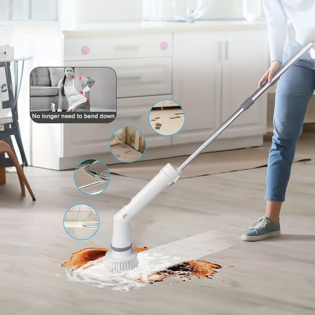 Cordless Cleaning Brush with 6 Heads product thumbnail 14
