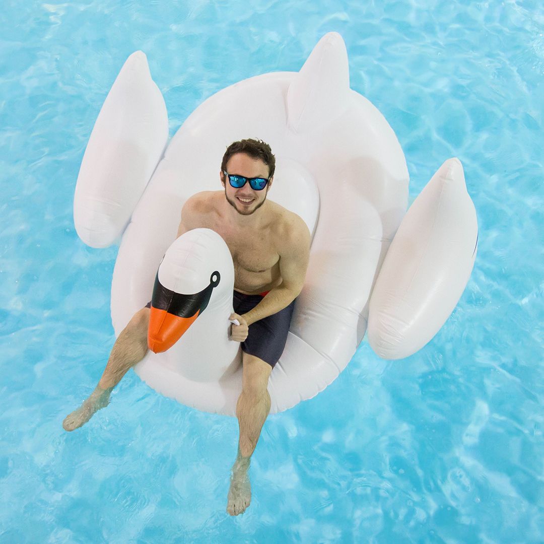 Swan Floating Pool Swimming Ring product thumbnail 6