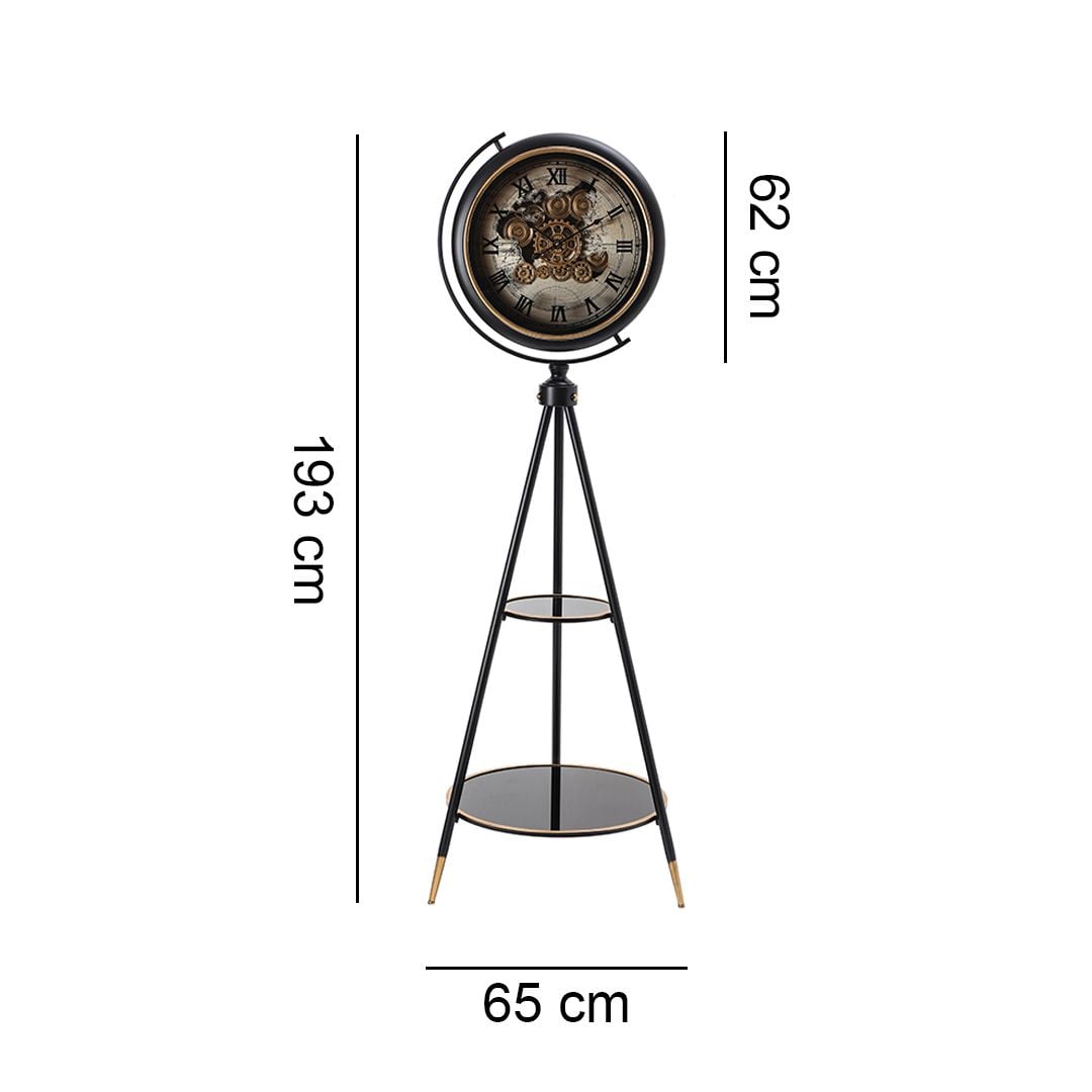Elegant Gear Design Floor Clock product thumbnail 12
