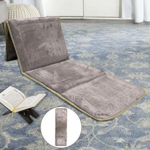سجادة صلاة قابلة للطي مع مسند ظهر - 4