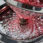 طقم تقديم كريستال مع ستاند للكؤوس - 15