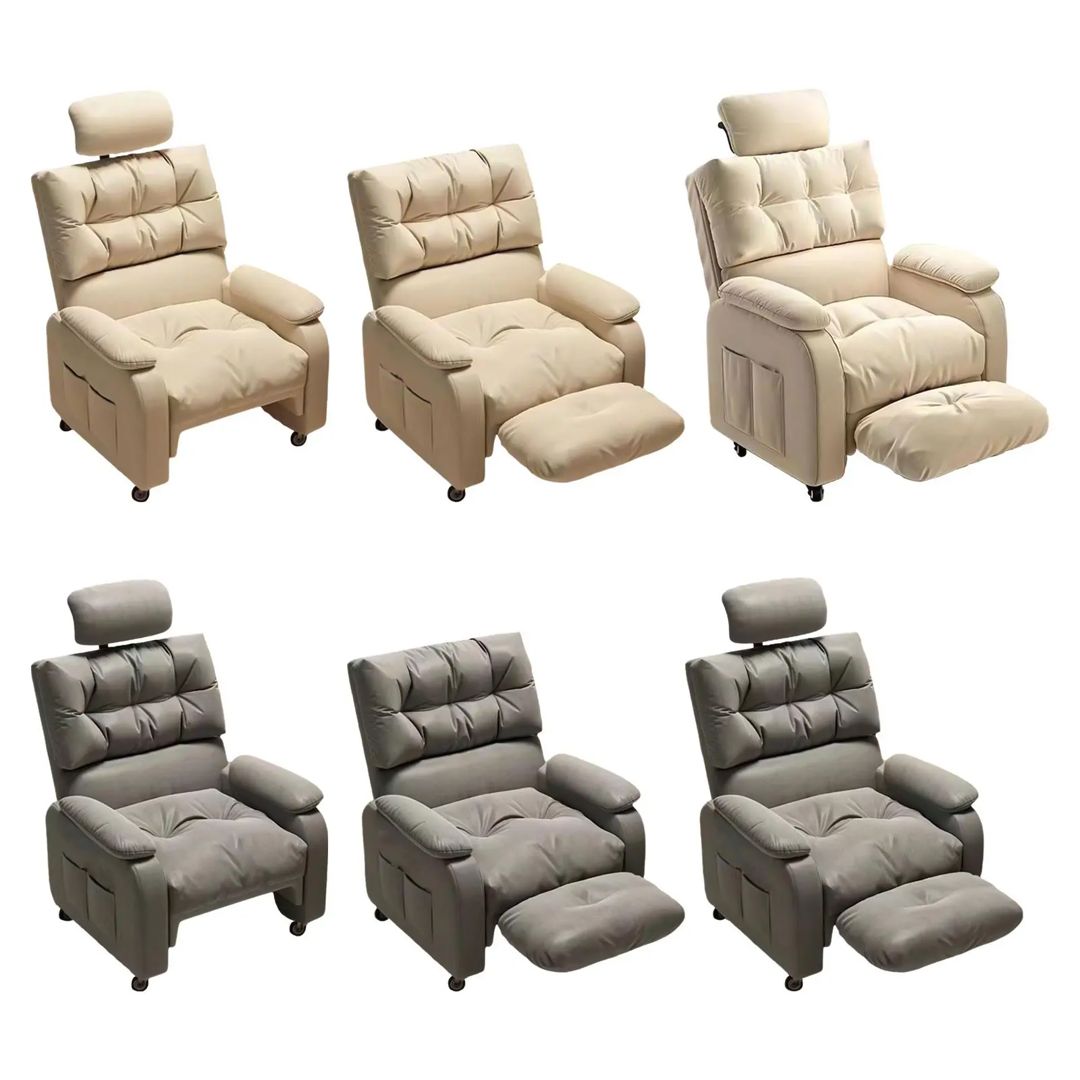 ريكلاينر مكتبي فاخر مع عجلات - 13