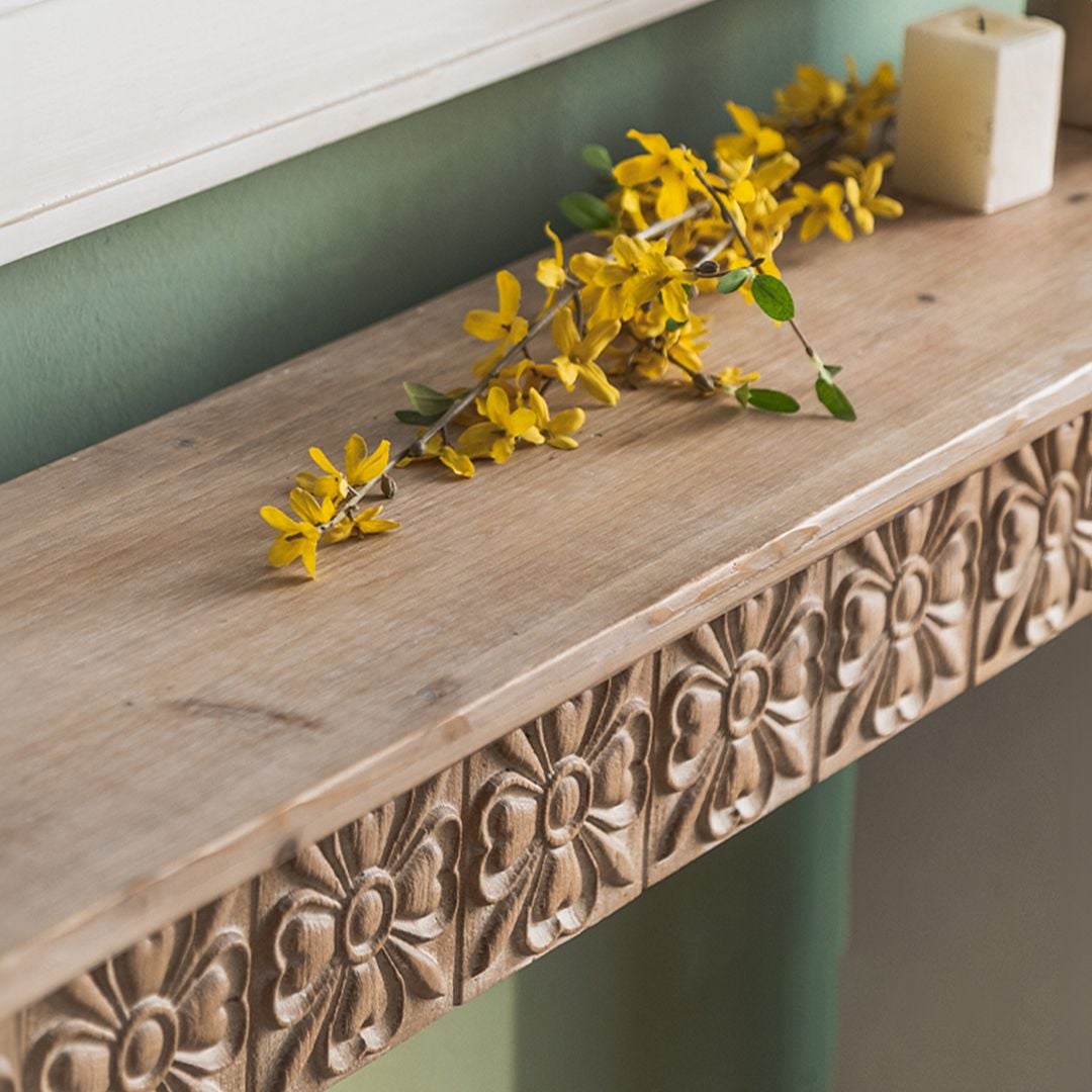 ديكور الموقد الخشبي بتصميم عصري - 10