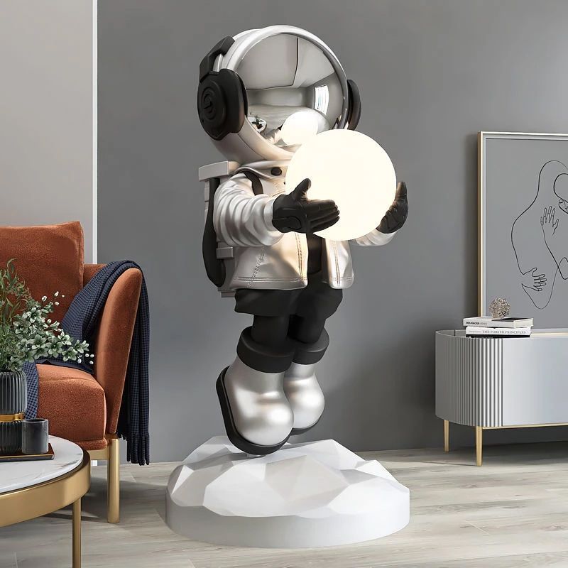 Astronaut Statue with Luminous Moon product thumbnail 16