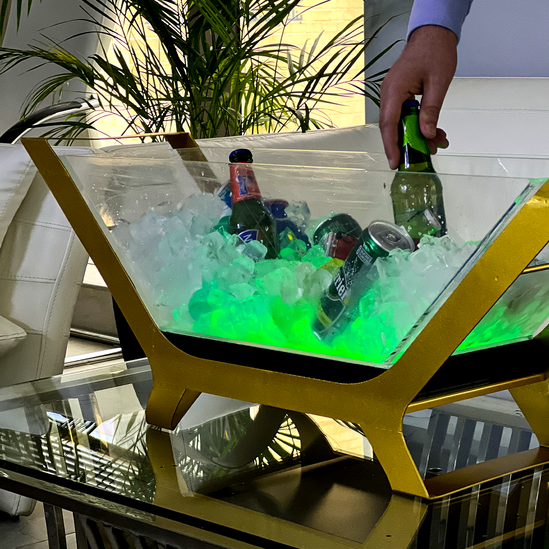 حوض المشروبات الثلجي المضيء - 30