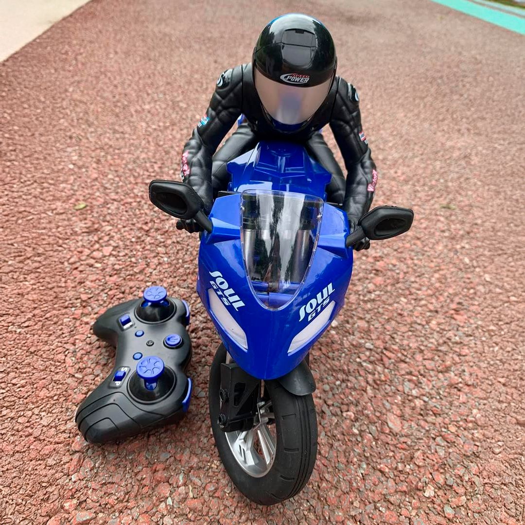 لعبة دراجة نارية مع جهاز تحكم عن بعد - 14