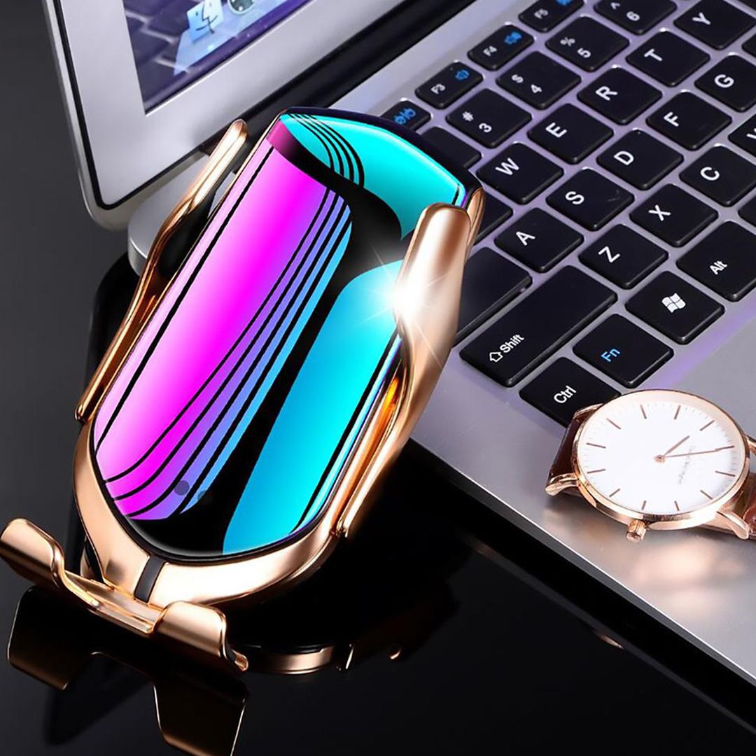 Gold Sensor Car Wireless Charger product thumbnail 2