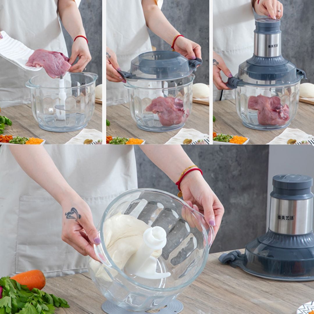 عجانة ومفرمة لحوم كهربائية - 6