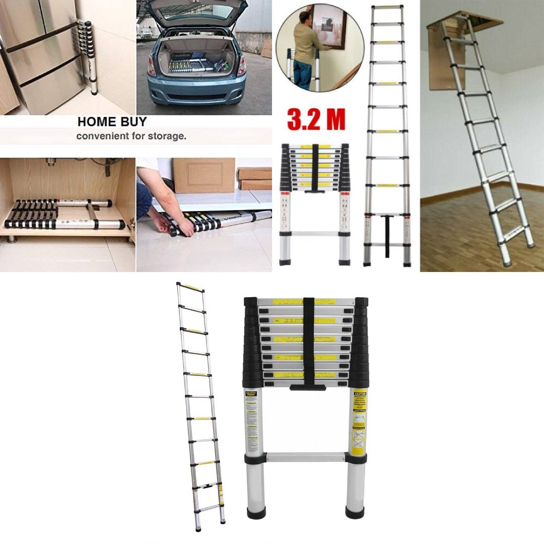 Telescopic Aluminum Ladders 9 steps product thumbnail 14