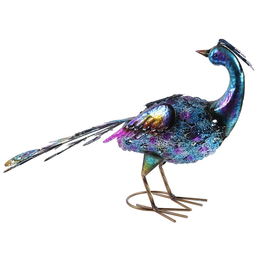 Peacock Statues with Solar Lights product thumbnail 6