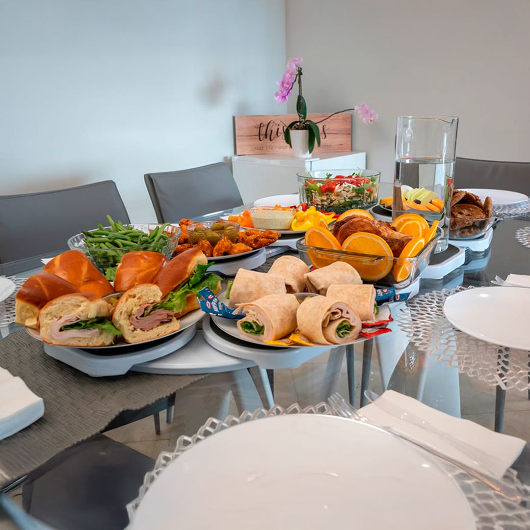 أطباق تقديم الطعام الدوارة - 2