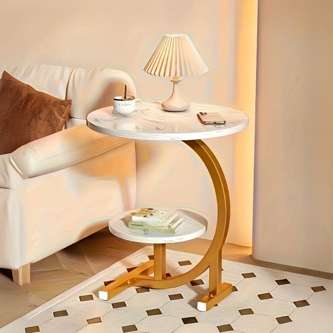 طاولة جانبية بتصميم مزدوج - 5