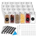 مجموعة مرطبانات التوابل الزجاجية - 14