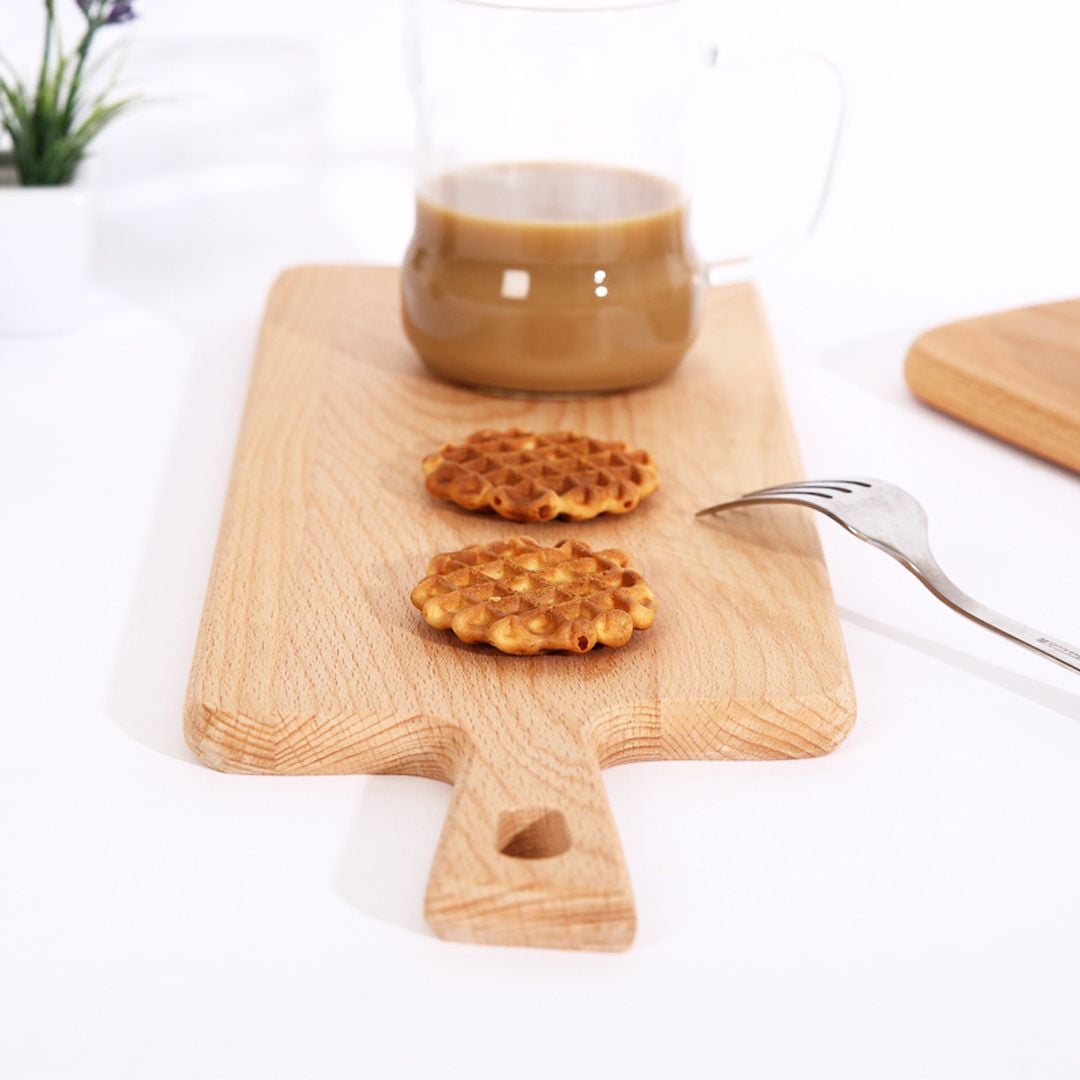 Wooden Cutting and Serving Platter - Large - 7