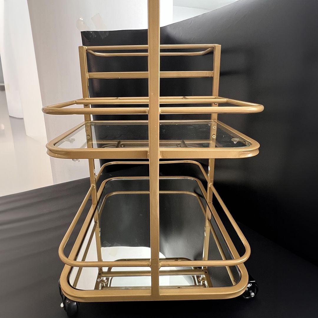 Metal hospitality trolley with wheels product thumbnail 10