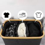 سلة غسيل ثلاثية مع غطاء ضد الماء - 5