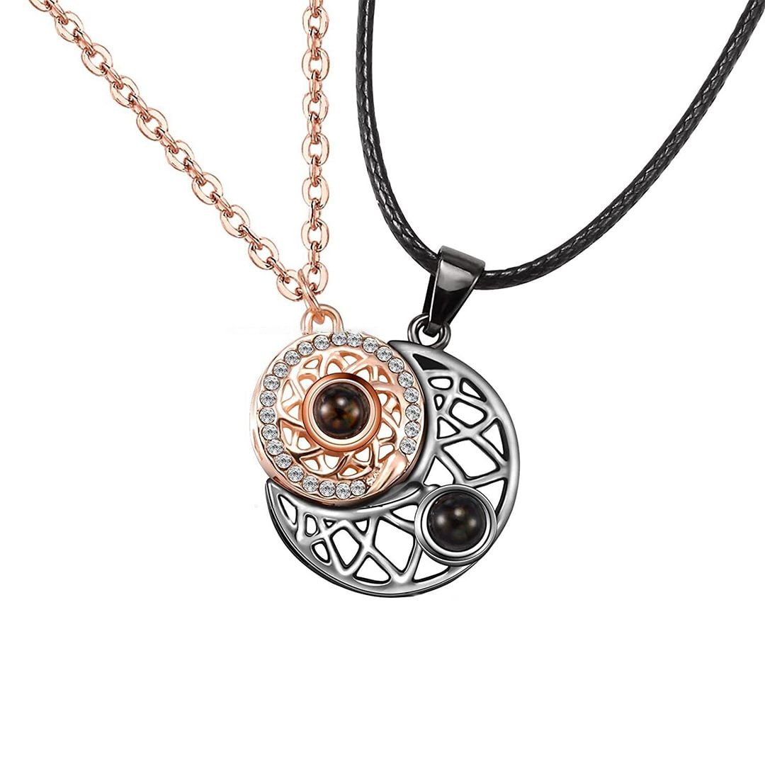 Sun and Moon Necklace for Couples product thumbnail 8