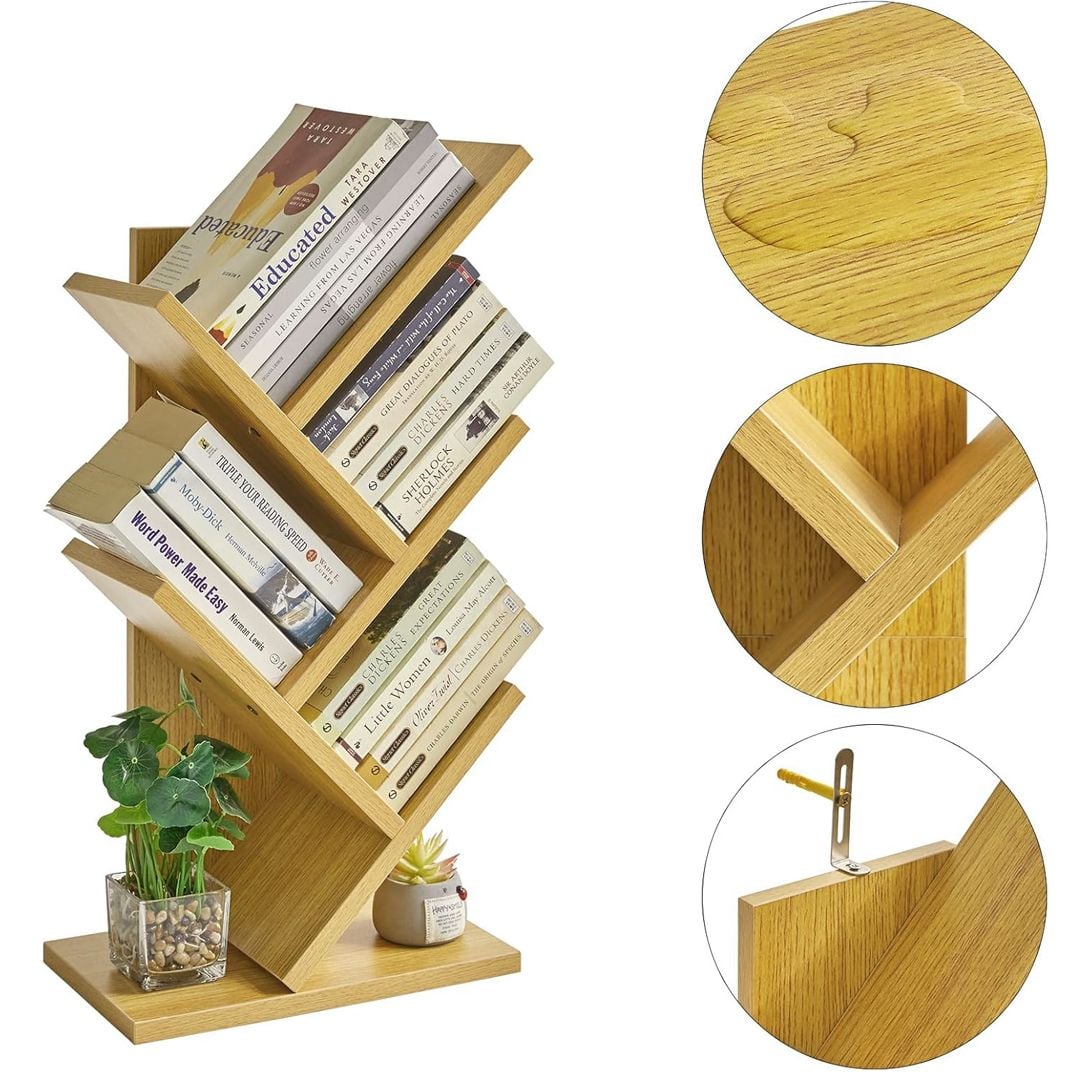 منظم الكتب الخشبي - 5