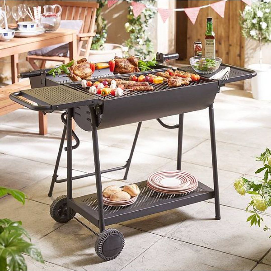Charcoal Kettle Grill With Side Shelves product thumbnail 10