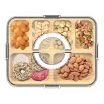 Bamboo Serving Tray with Acrylic Lid - 10