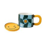 كوب سيراميك بغطاء وملعقة - 3