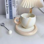 colorful mug with spoon - 4