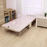 سرير قابل للطي مع فرشة مدمجة - 8